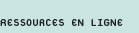 Rubrique Ressources en ligne